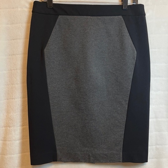 Ann Taylor LOFT Black/Gray Pencil Skirt, Size 8 - Picture 3 of 14